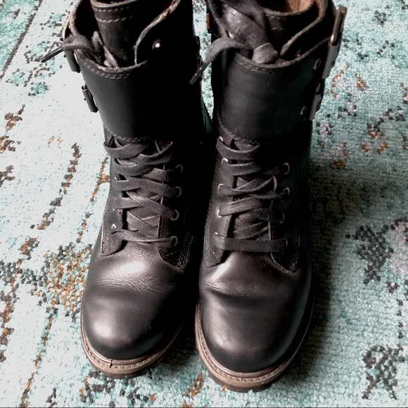 ❌SOLD! Timberland Combat Boots - Picture 4 of 4